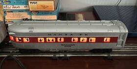 6-15111 Lionel Santa Fe Tehachapi Lighted Observation Passenger Car #2406