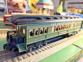 6-15143 Lionel #6-15143 Us Army Heavyweight Observation Car Omaha Beach - O Lighted