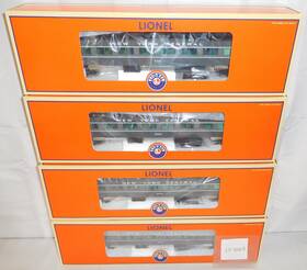 6-15578 Lionel 15578 To 81 New York Central 18ftft Heavyweight Passenger 4 Car Set O Scale