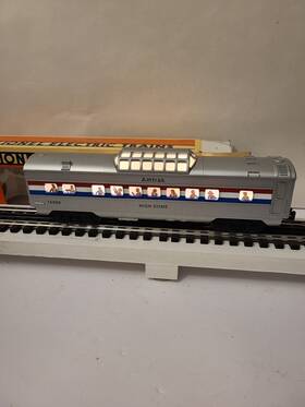 6-16096 Lionel Amtrak Inch Silver Dome Vista Car O/027 1995 Usa Excellent