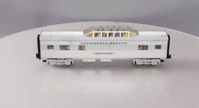 6-25163 Lionel O Gauge California Zephyr Inch Silver Bronco Vista Dome Car Ln