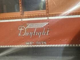 6-25545 Lionel Southern Pacific Lines Heavyweight Passenger Car Inch 3178 Daylight