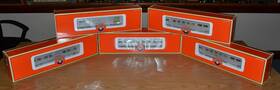 6-25723 Lionel -26 O California Zephyr 18ftft Aluminum Passenger 5 Car Set Video