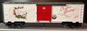 6-36881 Lionel 2008 O Gauge Merry Christmas Greetings Musical Songs Boxcar Video