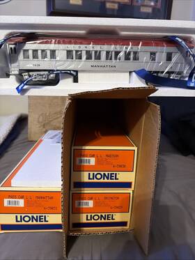 6-39028 Lionel Lines Madison Cars Two-tone 3-pack 39031 39030 39029 Lot