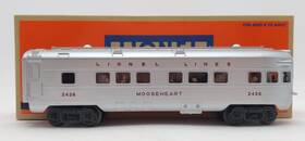6-52467 Lionel O Lines Mooseheart Illuminated Observation Car #2436 Ex