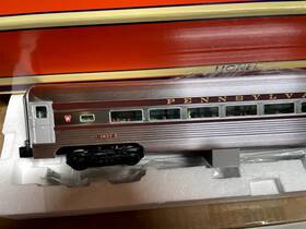 6-81971 Lionel O Scale 3r Pennsy Prr 18 Inch Aluminum Passenger Train Ln/ob