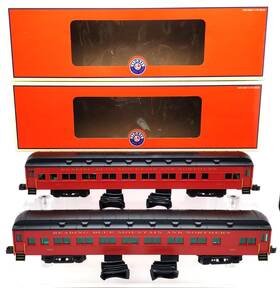 6-84193 Lionel O Chicago And North Western 18 Inch Heavyweight Coach #1 Pack Of 2 Ex