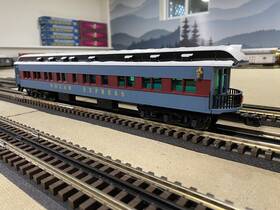 6-84815 Lionel O The Polar Express Scale Heavyweight Passenger Observation Car