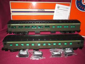 6-85233 Lionel Great Northern Oriental Limited 18 Inch 2-car Passenger Set #3