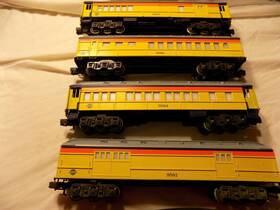 6-9581 Lionel 6-9581/82/83/84/85/86 O-gauge 6-9581/82 84/86 Chessie Steam Special Passenger Cars Set