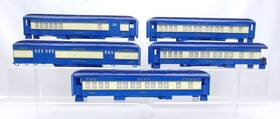 6536-40 Lionel 5 Trains Blue Comet Passenger Car Shells O Gauge C-8 Ln