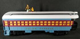 7-11176 Lionel Passenger Observation Train Polar Express G Scale Near Mint Condition 15 Inch