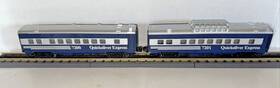 7200-7201 Lionel O Gauge #7200 7201 Quicksilver Express Illuminated Passenger Cars