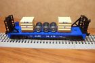 6-30161bf Lionel America Scouts Gauge 26615 Bulkhead Load Flatcar Boy Trains