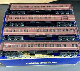 6-48992s Lionel / American Flyer 6-48992 S Scale Prr Heavyweight Passenger Cars 4-pack