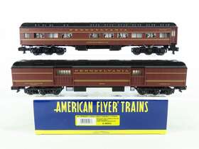 6-48993s Lionel / American Flyer 6-48993 S Scale Prr Heavyweight Passenger Cars 2-pack