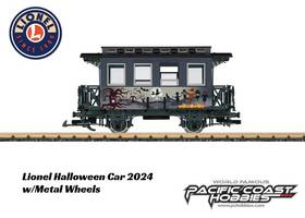 Lgb39024 Lionel Halloween Car 2024 With Metal Wheels