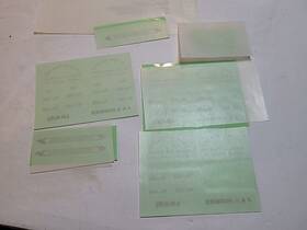 Lon-6 Lionel 1920s Prewar Decals O Scale Set #601 602 Baggage Car #6