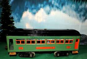 No-339 Lionel Vintage Prewar Standard Gauge No. 339 Pullman Car Peacock Green