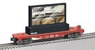 37006 Lionel Operating Billboard Vision Line L7 Lcd Flatcar
