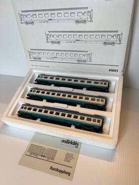 Jm436 M Rklin 001883418933 - Marklin H0 41893 Set Of 3 Cars Passenger Fs Train Express