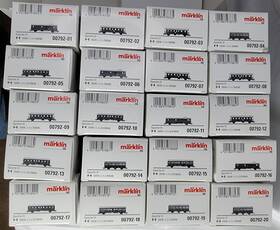 00792 M Rklin Marklin Passenger Commuter Service Display With 20 Cars Ho