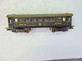 343j M Rklin H0 - Marklin Prewar 1949 Metal Orient Express Sleeping Car- Very Rare