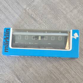 4109 M Rklin Ho Gauge Passenger Car Bb Green Silver 1 87 Model Railroad