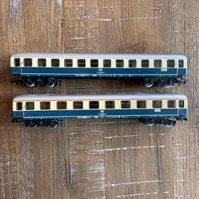 4112 M Rklin 4111 Marklin H0 And Db 1st 2nd Class Metal Blue Cream Passenger Cars 4112 M Rklin 4111 Marklin H0 And Db 1st 2nd Class Metal Blue Cream Passenger Cars
