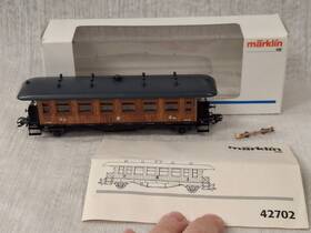 42702 M Rklin Marklin Ho Sj Type C3d Passenger Car/box