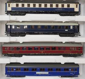 42752 M Rklin Marklin #42752 New Ho Old Store Stock Set Of 4 Insider Tour Ft96 Coaches