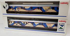 42809 M Rklin 42808 Marklin New Ho #42808 And #42809 Nature Park Express Bicycle Passenger Car Set