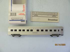 43602 M Rklin Ho - Marklin Us Streamliner Sleeping Car Inch Santa Fe Pine Island Nib