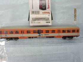 43818 M Rklin Ho - Marklin Passenger Car 1st/2nd Class Inch City Bahn Nib