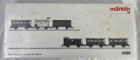 43985 M Rklin Marklin K.bay.sts.b. Passenger Car Set With Freight Cars Ho