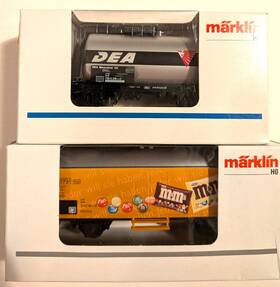 44187 M Rklin Marklin 4750 Set Of 2 German Freights - New In Box Free Shipping