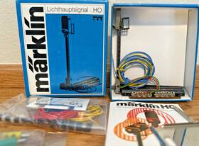 7239 M Rklin Ho Scale Color Light Home Signal / Ln In Original Box