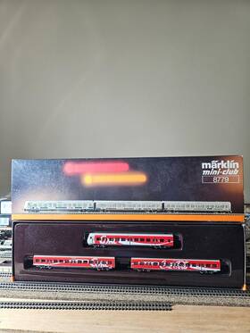 8790 M Rklin 7890 Marklin Z Coca Cola S Bahn Commuter Car Set