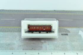 8705 M Rklin Marklin 3 Axle 3rd Class Nostalgic Passenger Car Brown Z Scale