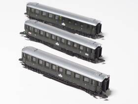 87945 M Rklin 87105 Marklin Z-scale Passenger 3 Car Set W Rttemberg Era Ii Drg