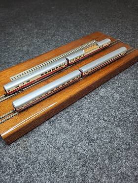 8738 M Rklin 8735/8736/8737/8738 Marklin Z Mini Club 8735/6/7/8 Set Of 4 Deutsche Bahn Passenger Cars Tee