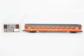 8741 M Rklin Z Scale Marklin Eurofima Swiss Sbb Cff Ffs 1st Class Orange Coach Car Lnib
