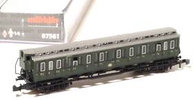 87561 M Rklin Marklin Z-scale Early Era Db Passenger Compartment 4 Axle Car 1 2nd Class