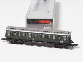 87563 M Rklin Marklin Z-scale Early Era Db Passenger Compartment 4 Axle Car 2nd Class