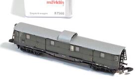 87566 M Rklin Marklin Z-scale German Federal Rr Pw4 Limited Stop Fast Train Baggage Car