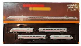 M Rklin 88711 Z Marklin Amtrak Express Ice Electric 4-car Pass Set 5pole Leds Tested #1