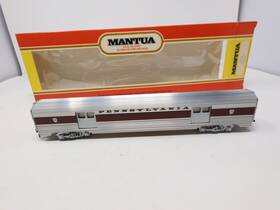 221-20 Mantua Used Ho Scale Baggage Passenger Car Pennsylvania Read