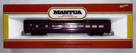 224-20r Mantua Ho Scale Dual Lighted Aluminum Streamliners Pennsylvania R.r. Diner Car