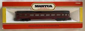 226-20r Mantua Ho Scale Dual Lighted Aluminum Streamliners Pennsylvania R.r. Observation